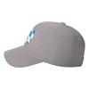 LIFANGMI Flag of Bavaria (lozengy) Baseball Cap Adjustable for Men Women Hat Truck Driver Hats Gray view 3