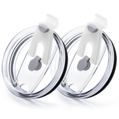 Soledea 30oz Replacement Lids for Yeti Tumblers, 2 Pack Spill Proof Lids Compatible with YETI 30oz Tumbler, DS, BJPKPK, WETOWETO, ALBOR, Toopify, MEZMUT