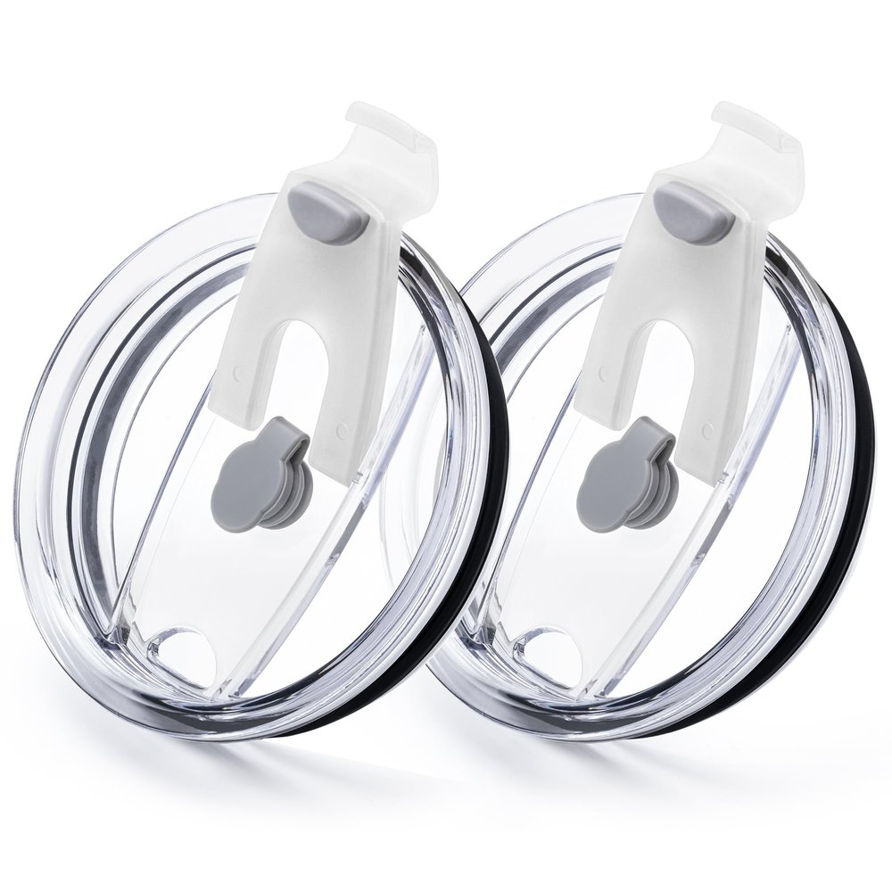 Soledea 30oz Replacement Lids for Yeti Tumblers, 2 Pack Spill Proof Lids Compatible with YETI 30oz Tumbler, DS, BJPKPK, WETOWETO, ALBOR, Toopify, MEZMUT