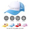 Ankmogela 10 Pack of Blank Trucker Hat Bulk Mesh Cap Men and Women Baseball Cap DIY Graffiti Hot Stamping Duck Tongue Cap Yellow view 2