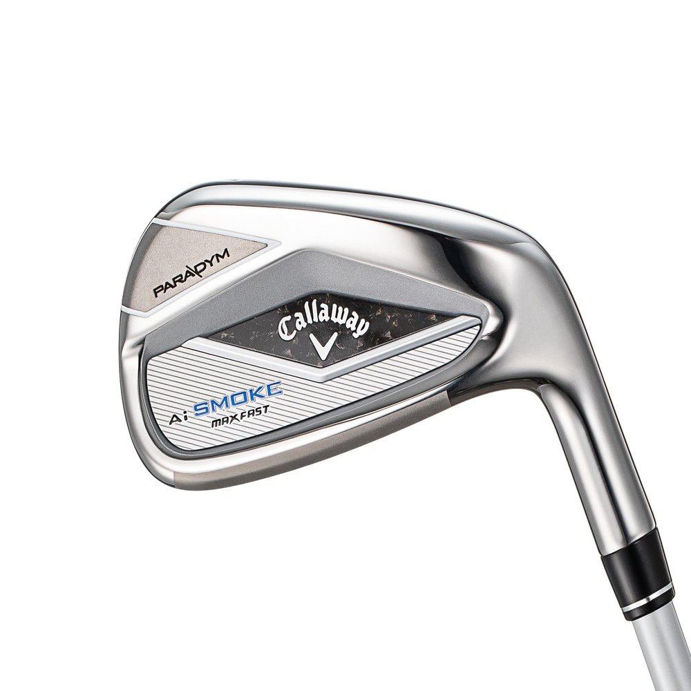 Callaway Right Single Item Iron PARADYM Ai SMOKE MAX FAST IRONS (I#6 26 ELDIO 40 for Callaway L 36.625"" C0 Medium Tone Carbon) Women's, Silver