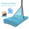 AOKUNG Teenagers Youth Height Adjustable 5.6 to 7ft Basketball Hoop 28 Inch Backboard Portable Basketball Goal System with Stable Blue Base and Wheels, use for Indoor Outdoor view 3