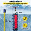 ZentOy Ice Drill Auger Nylon Ice Auger Bit 8''x39'' Drill Adapter Ice Fishing Red, Replacement for VEVOR OEM view 2