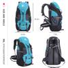 Bseash 50L Hiking Backpack, Water Resistant Lightweight Outdoor Sport Daypack Travel Bag for Camping Climbing Skiing Cycling (Lake Green - No Shoe Compartment) view 2