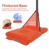 AOKUNG Teenagers Youth Height Adjustable 5.6 to 7ft Basketball Hoop 28 Inch Backboard Portable Basketball Goal System with Stable Orange Base and Wheels, use for Indoor Outdoor view 3