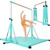 FC FUNCHEER Gymnastics Bar for Kids Ages 3-15, 35" to 60" Adjustable Height, 4FT Wide Base - Professional Kip Bar with 360 Stability & Fiberglass Crossbar, Easy Fold&Solid Design for Home Training view 1