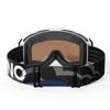 KHUNO NIMBUS Cylindrical Snow Goggles w/Dual Lens by ZEISS Lenses, Dark Thunder, M/L view 4