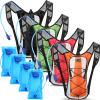 Chunful Hydration Backpack with 2L Water Bladder, Lightweight Hydration Pack Hiking Cycling Biking Climbing Water Backpack for Men Women(Classic Style,4 Pack) view 1