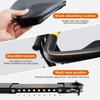 YouTeMei Child Bike Seat, Front Mount Bike Seat for Mountain Bike, Kid Bike Carrier with Handrail Seat Belt and Pedal,PVC Soft Seat view 4