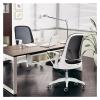 BytheM Chair Office Ergonomic Chair Rotating Handrail Small Space Dedicated Breathable Mesh Swivel Chair Bearing Weight (Color : Light Green) view 2
