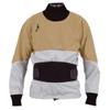 Hcclijo Men's Women Breathale Dry Cags With Double Waist Spray Waterproof Paddling Adventure Jacket Drysuit Khaki S view 1