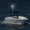 CLGMarine 12-Inch Folding LED Navigation Anchor Light | Lightweight Anodized Aluminum Pole | Pontoon Boat Bimini & Stern Light | USCG 2NM | Horizontal Mount Base | 12V DC White view 2