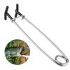 Gavigain Fish Mouth Spreader,Stainless Steel Fish Mouth Opener Jaw Spreader Fish Hook Remover Extractor Mouth Opener Jaw Spreader Hook Fishing Tool Set Kit for Saltwater Fishing view 4