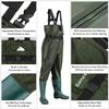 Gonex Chest Waders Hunting Fishing Waders for Men Women Waterproof 70D Nylon Wader for Duck Hunting Fishing, Green, Sizes 13 view 2