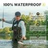 Gonex Chest Waders Hunting Fishing Waders for Men Women Waterproof 70D Nylon Wader for Duck Hunting Fishing, Green, Sizes 13 view 4