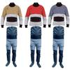 Kayak Dry Suits Cold Water Cag Trouser Pants Breathable Surface Watersports Drysuit Set Paddling Kayking Sailing Dry Top Khaki XXS view 2