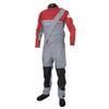 Men's Drysuits With Long Zipper 4-Layer Semi-Dry Suits Riding Waterproof Kayaking Fishing Ski Outfit Red L view 1