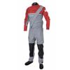 Men's Drysuits With Long Zipper 4-Layer Semi-Dry Suits Riding Waterproof Kayaking Fishing Ski Outfit Red L view 2