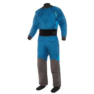 Men Fully Dry Suit Blue Waterproof Dry Suit Extreme Surface Kayak Dive And Scuba Diving nrs blue XXL