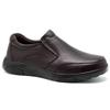 Men's Orthopedic Leather Dress Walking Shoes: Arch Support Dress Oxfords for Work, Business Breathable Loafers for Neuropathy Pain Recovery Coffee Size 14 view 1