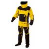 2 In 1 Waterproof Separate Dry Suits Switch/Zip Drysuitwith Latex Seal Kayaking Canoeing Jacket And Pants Yellow 3XL view 1