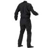 3-Layer Drywear Fabric Waterproof Cross-Chest Entry Relief Zippers Breathable Overall Suit Kiteboarding Sailors black S view 2