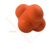 AIRLAXER Reaction Ball,Reflex Ball for Hand Eye Coordination Training,2.83 inch,Pack of 3-Orange,Yellow,Grey. view 2