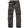 Jawtut Womens Cargo Pants Army Combat Work Pants with 8 Pockets Casual Cotton Ripstop Construction Pants (2083 Grey 14) view 1