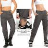 Jawtut Womens Cargo Pants Army Combat Work Pants with 8 Pockets Casual Cotton Ripstop Construction Pants (2083 Grey 14) view 4