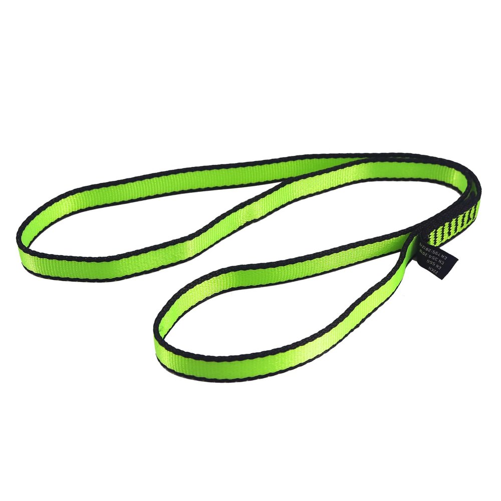 NewDoar 16mm Climbing Sling UIAA CE Certified,23KN EN566 Certified,Climbing Utility Cord Rock Climbing,Creating Anchors System,Rappelling Gear,Perfect for Tree Work(Green,48" 1pcs)