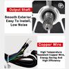 YHOZHUT 350W-1500W Electric Tricycle Motor 48V / 60V / 72V Permanent Magnet Brushless Differential Motor, 16 Gear Shaft for Electric Tricycle, Four-Wheeler, DIY Part,1200w,60V view 3