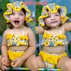 Aalizzwell 2T - 3T Little Girls Sunflower Bikini Set Toddler Bathing Suit Swimwear Swimsuit Swimming Beach Wear view 2