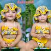 Aalizzwell 2T - 3T Little Girls Sunflower Bikini Set Toddler Bathing Suit Swimwear Swimsuit Swimming Beach Wear view 3