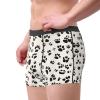 Bone And Paw Print Premium Elastic Men'S Boxer Briefs,Comfortable And Breathable Men'S Underwear view 4
