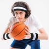 Eurzom Sweatband Set - 12 Absorbing Headbands and 24 Cotton Wristbands for Gym, Sports (Black, White) view 3