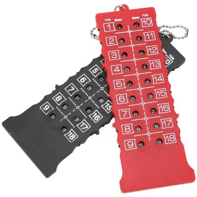 Odorkle 2 Pcs 18 HoleScore Counter, Pocket Size, Easy to Use, ABS Material, Practice, Competition Accessory