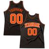 Custom Basketball Jersey for Men Women Kids, Black Orange and White Sports Shirt, Personalized Stitched Printed Team Name Number Logo view 1