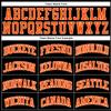 Custom Basketball Jersey for Men Women Kids, Black Orange and White Sports Shirt, Personalized Stitched Printed Team Name Number Logo view 3