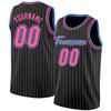 Custom Basketball Jersey for Men Women Kids, Black White Pink Blue Sports Shirt, Personalized Stitched Printed Team Name Number Logo view 1