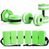 Motionchic 5 Pcs Aquatic Exercise Set Including 2 Ankle Swimming Weights 2 Lightweight Aquatic Exercise Dumbbells and Swim Belt Pool Exercise Equipment for Aquatic Aerobics Exercise (Green) view 1