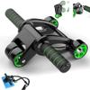 AB Roller Wheel for Abdominal Exercise 4 Wheel Foldable Abs Roller for Women and Men with Knee Pad Resistance Band Abdominal Muscle Training Wheel view 1