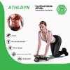 AB Roller Wheel for Abdominal Exercise 4 Wheel Foldable Abs Roller for Women and Men with Knee Pad Resistance Band Abdominal Muscle Training Wheel view 3
