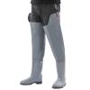 BcoMfy 80cm/31.5inMen's Hip Waders Pvc Non-slip Oxford Sole Fishing And Hunting Flat Hip Waders (Color : Gray-, Size : 9.5) view 3