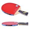 9 Stars Table Tennis Bat 5 Layers of Wood 2 Layers of Carbon Fiber Ping Pong Bat Suitable for Intermediate and Advanced/As Shown/Long Handle (As Shown Long Handle) view 4