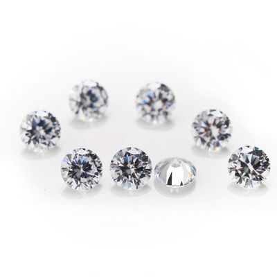 JINGANGZUO 1000pcs 0.7mm Round White Cubic Zirconia Synthetic Gemstone AAAAA Loose CZ Stone for Ring Earring Bracelet Necklace Pendants Jewelry Making