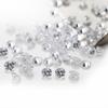 JINGANGZUO 1000pcs 0.7mm Round White Cubic Zirconia Synthetic Gemstone AAAAA Loose CZ Stone for Ring Earring Bracelet Necklace Pendants Jewelry Making view 4