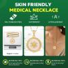 Medical Alert Necklace for Women with QR Code Medical ID Necklace view 2