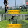 zktoermn Portable Soccer Rebounder Rebound Net, Football Training Gifts, Aids & Device Multi Angle Adjustment for Kids Teens & All Ages view 2