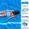 Motionchic 5 Pcs Water Aerobics Equipment Set, Pool Exercise Equipment for Adults with Swim Belt, EVA Pool Weights Dumbbells and Ankle Weights, Water Aerobics Weight Set(Blue,Classic) view 3