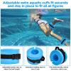 Motionchic 5 Pcs Water Aerobics Equipment Set, Pool Exercise Equipment for Adults with Swim Belt, EVA Pool Weights Dumbbells and Ankle Weights, Water Aerobics Weight Set(Blue,Classic) view 4
